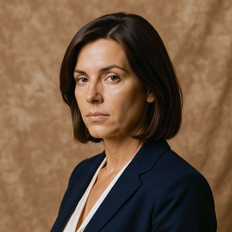 Portrait on a painted canvas backdrop